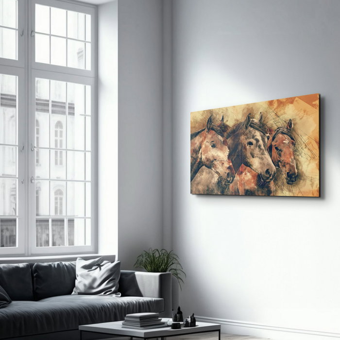 Wallity Pintura Decorativa de Vidrio Templado 46 x 72 cm